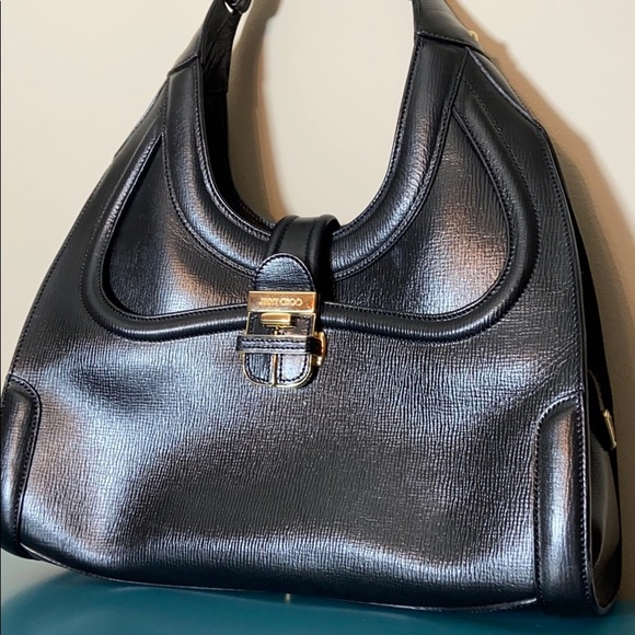 Jimmy Choo Black Hobo Bag - Picture 6 of 14